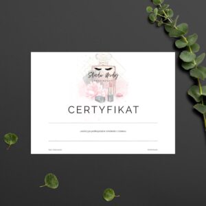 certyfikaty na szkolenia dla stylistki rzęs