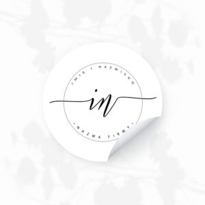 naklejka z logo na produkty