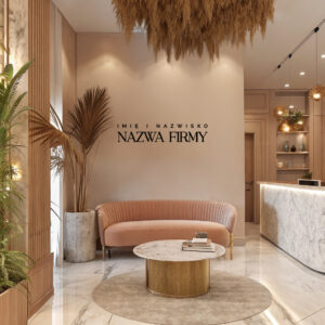 naklejka z logotypem firmy