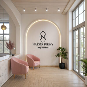 logo jako ozdoba ściany