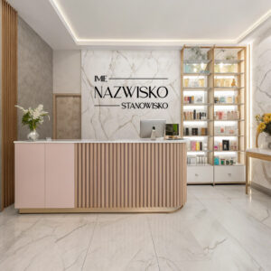 Naklejka na ścianę z logo